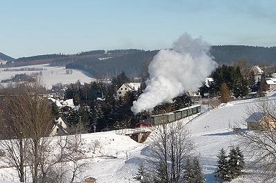 Die Fichtelbergbahn - Schmalspurbahn